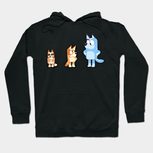 Bingo, Bluey and Chilli Color Swap Hoodie